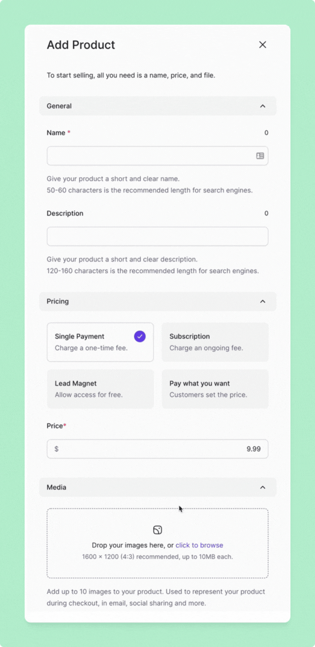 Lemon Squeezy: free trials