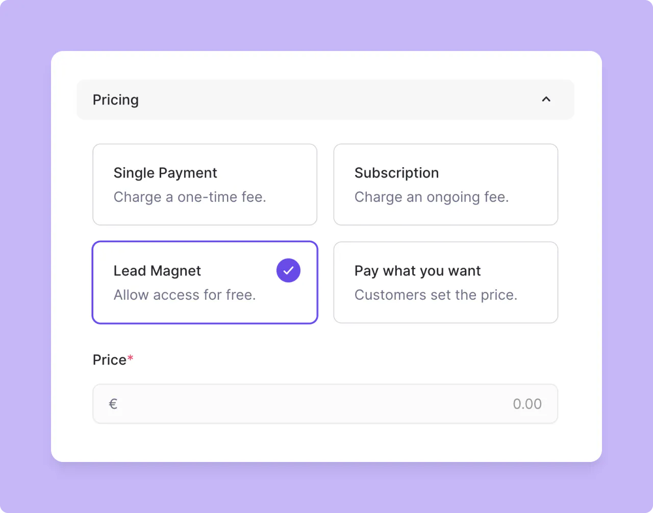 Lemon Squeezy: lead magnets