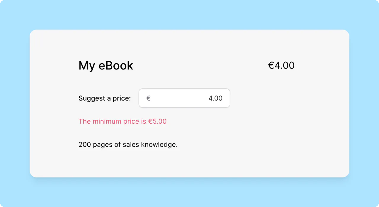 Lemon Squeezy: pay what you want