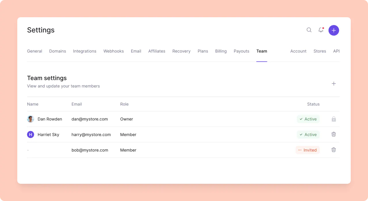 Lemon Squeezy: Teams